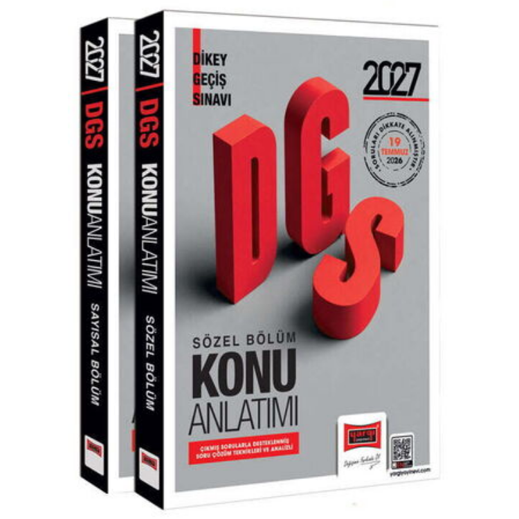 2027 DGS Sayısal-Sözel Bölüm Konu Anlatımlı Modüler Set-Yargı Yayınları