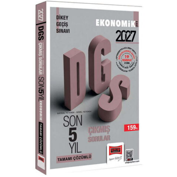 2027 DGS Sayısal-Sözel Yetenek Tamamı Çözümlü Son 5 Yıl Çıkmış Sorular Ekonomik Seri-Yargı Yayınları