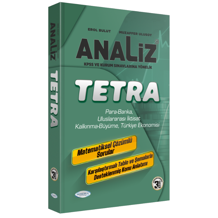 2023 Analiz Tetra Konu Anlatımı Monopol Yayınları