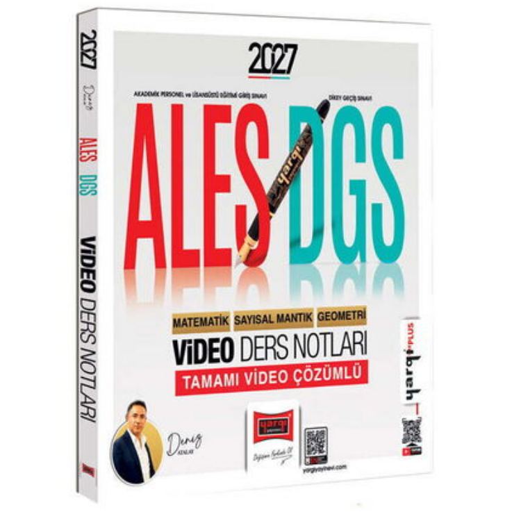 2027 ALES DGS Matematik Sayısal Mantık Geometri Video Ders Notları-Yargı Yayınları