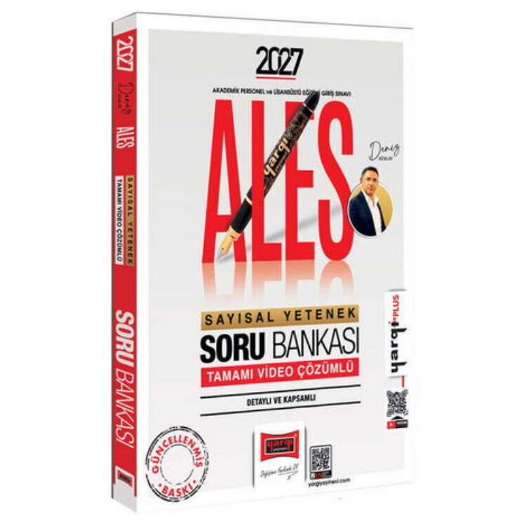 2027 ALES Sayısal Yetenek Tamamı Video Çözümlü Soru Bankası Deniz Atalay-Yargı Yayınları