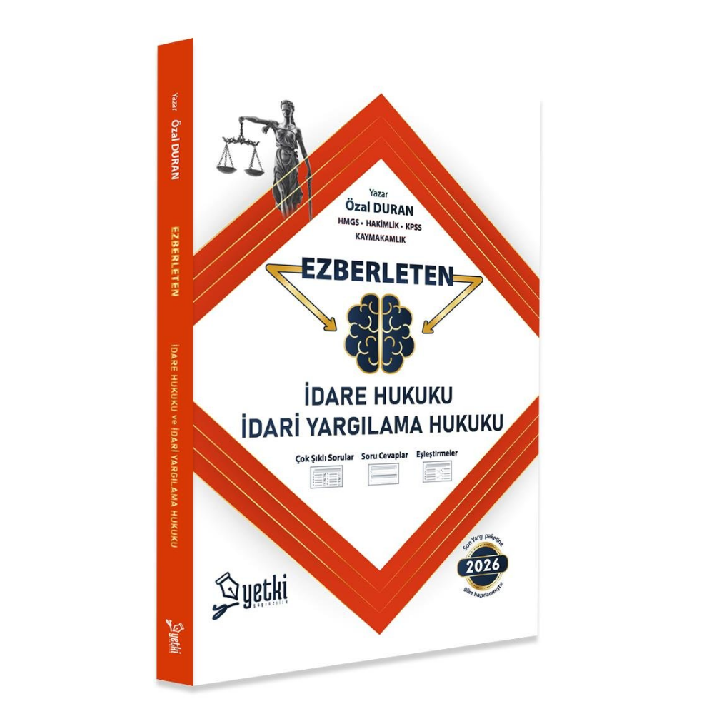 Ezberleten İdare Hukuku ve İdari Yargılama Hukuku 2026 - Yetki Yayınları
