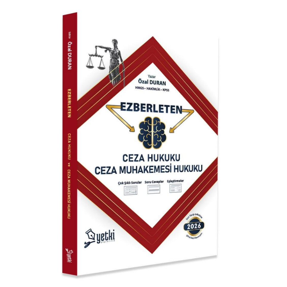 Ezberleten Ceza Hukuku ve Ceza Muhakemesi Hukuku 2026- Yetki Yayınları