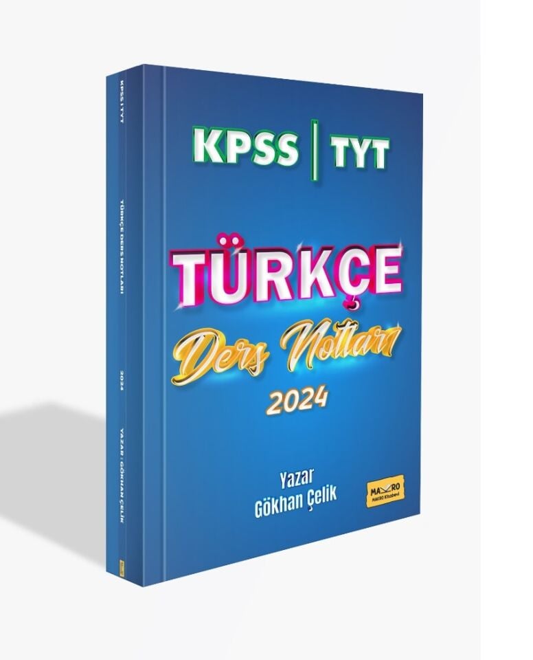 2024 KPSS / TYT Türkçe Ders Notları Makro Kitabevi