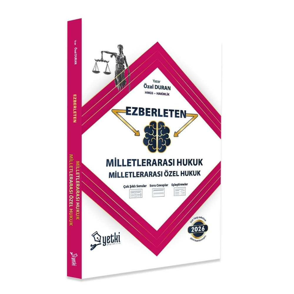 Ezberleten Milletlerarası Hukuk- Milletlerarası Özel Hukuk 2026- Yetki Yayınları