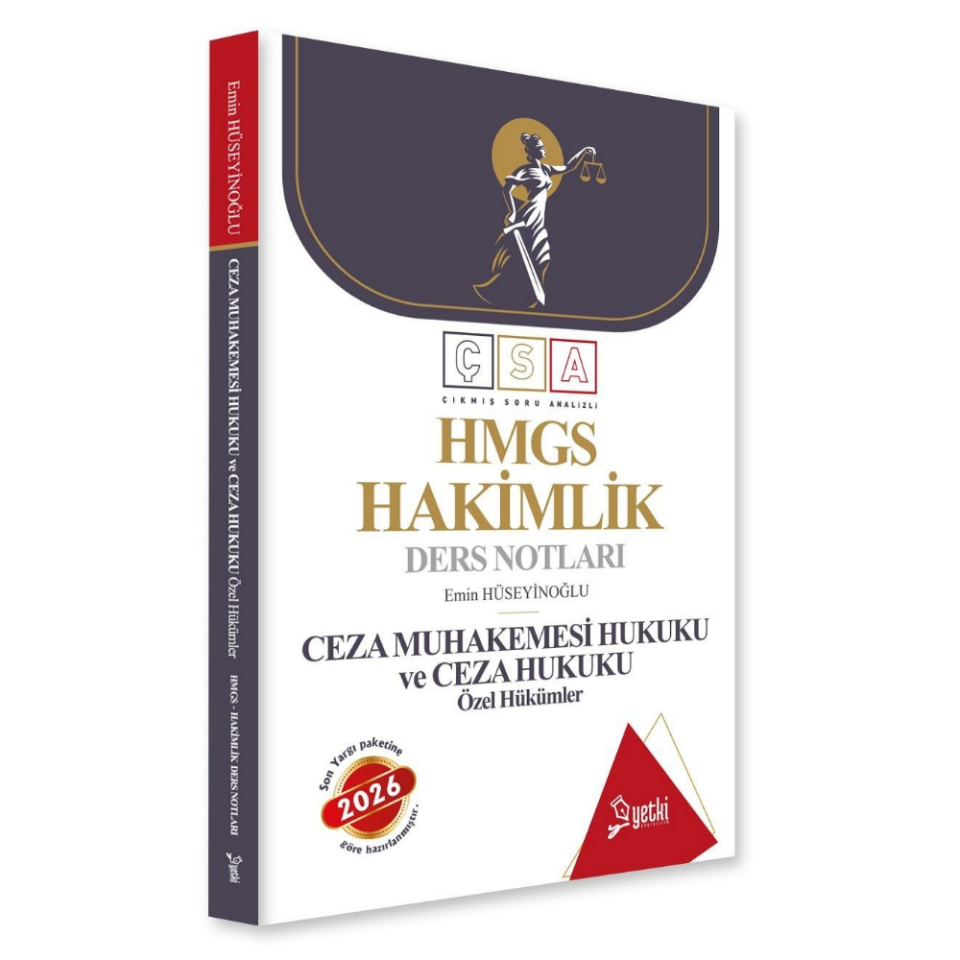 ÇSA Ceza Muhakemesi Hukuku ve Ceza Hukuku Özel Hükümler Ders Notları 2026- Yetki Yayınları