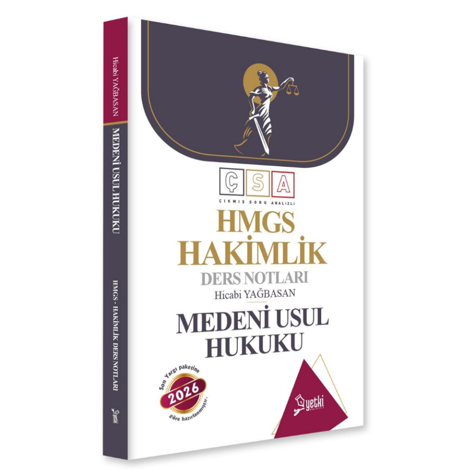 ÇSA Medeni Usul Hukuku Hakimlik Ders Notları 2026- Yetki Yayınları