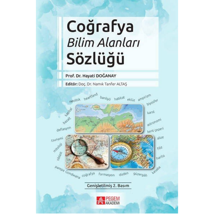 Coğrafya Bilim Alanları Sözlüğü Pegem Yayınları