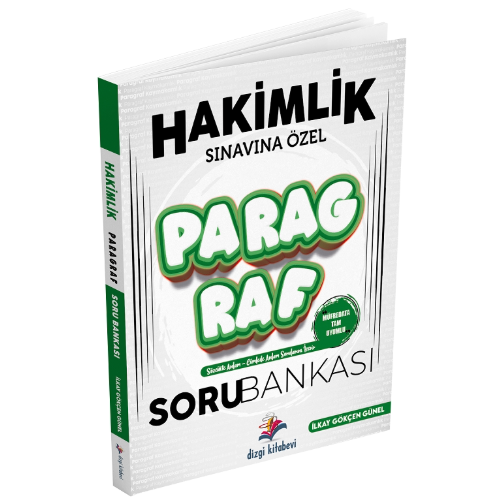 Hakimlik Sınavına Özel Paragraf Soru Bankası  Dizgi Kitap Yayınları