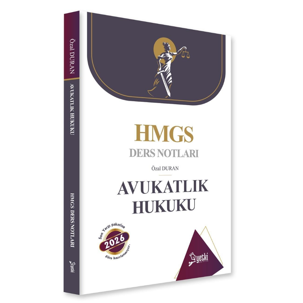 ÇSA Avukatlık Hukuku HMGS Ders Notları 2026- Yetki Yayınları