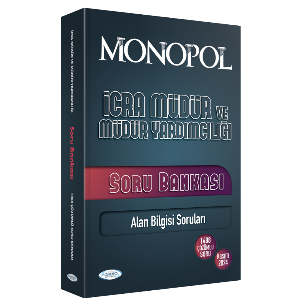 İcra Müdür ve Müdür Yardımcılığı Soru Bankası Monopol Yayınları
