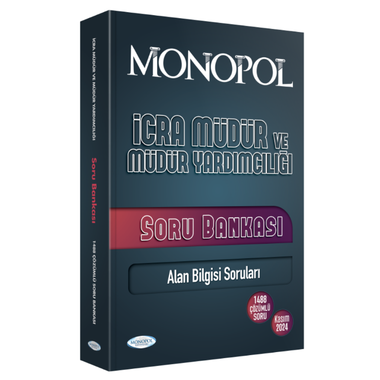 İcra Müdür ve Müdür Yardımcılığı Soru Bankası Monopol Yayınları
