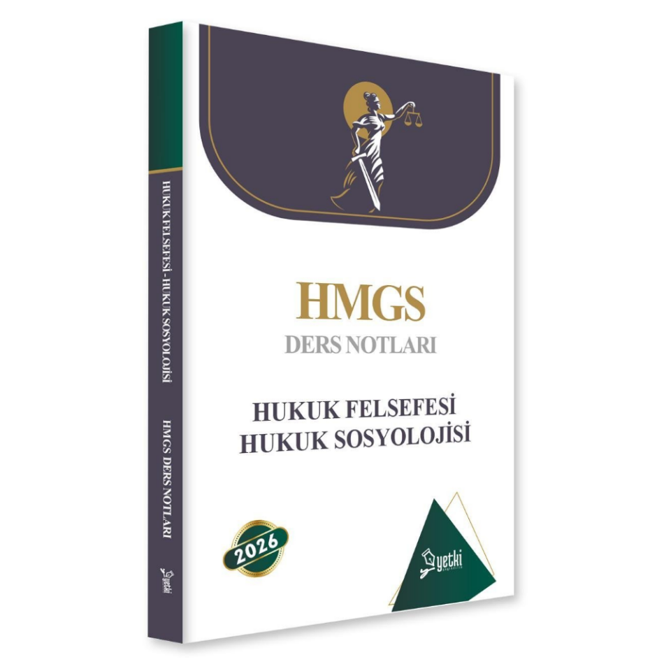 Hukuk Felsefesi ve Hukuk Sosyolojisi HMGS Ders Notları 2026 - Yetki Yayınları
