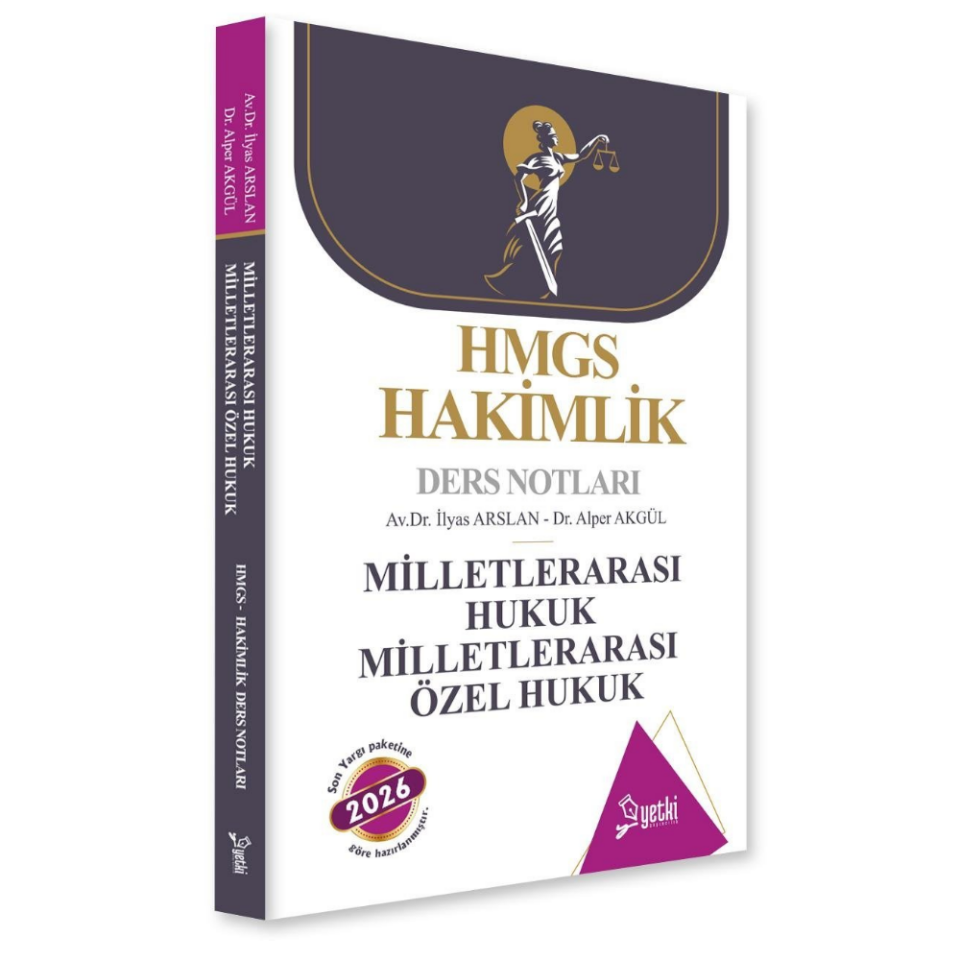 Milletlerarası Hukuk- Milletlerarası Özel Hukuk HMGS Hakimlik Ders Notları 2026- Yetki Yayınları