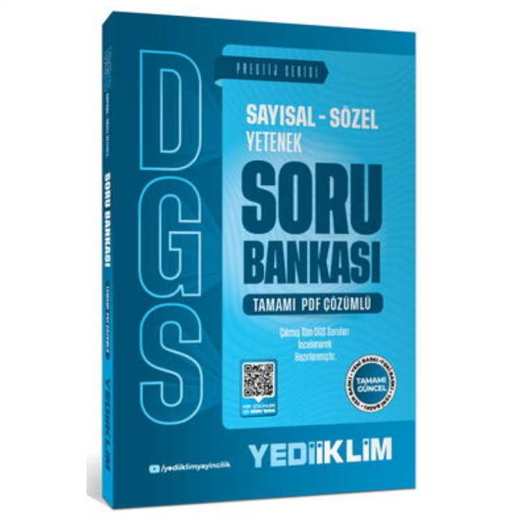 2027 DGS Prestij Serisi Sayısal Sözel Yetenek Tamamı PDF Çözümlü Soru Bankası-Yediiklim Yayınları