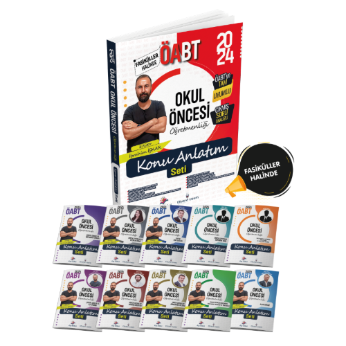 2024 KPSS Okul Öncesi Öğretmenliği Çıkmış Soru Analizli Fasiküller Halinde Konu Anlatım Seti Dizgi Kitap Yayınları