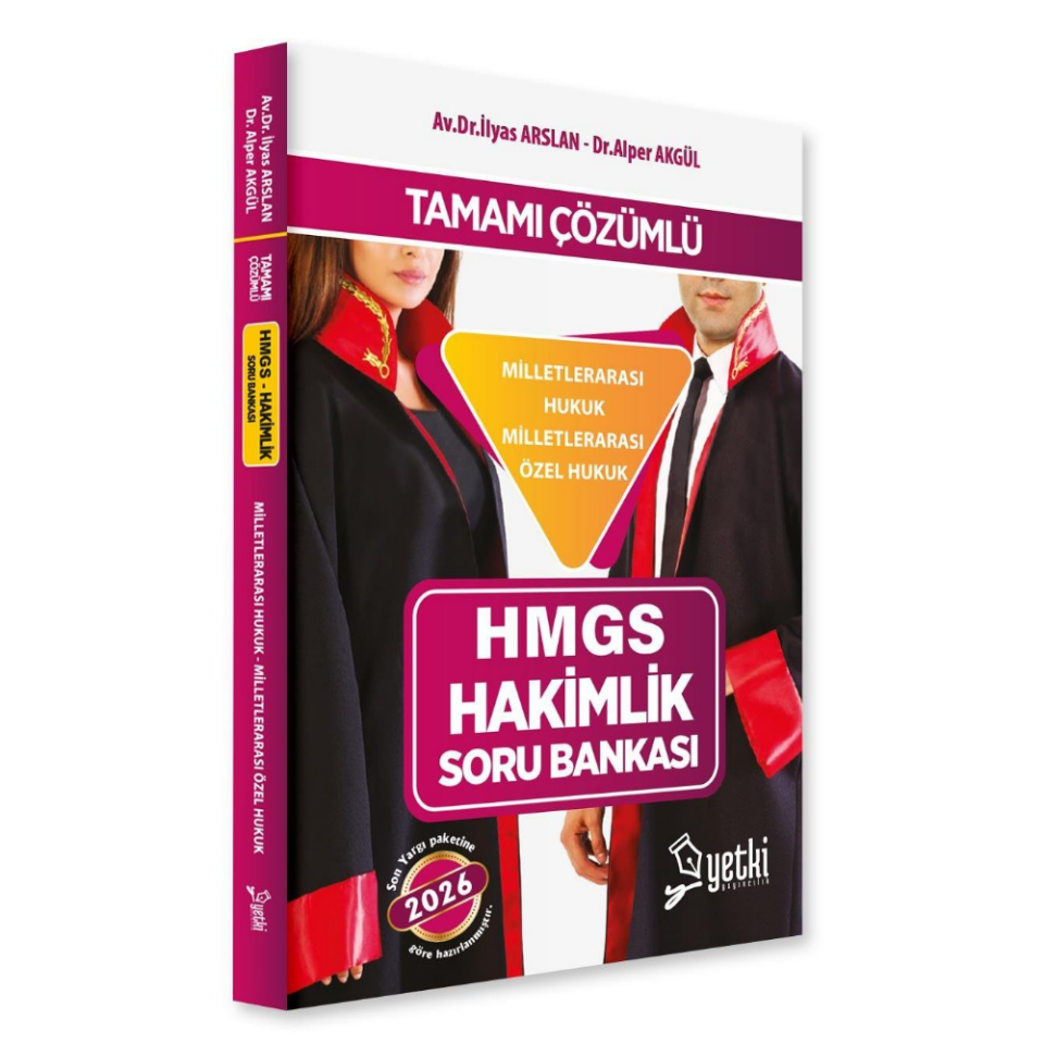 Milletlerarası Hukuk - Milletlerarası Özel Hukuk HMGS ve Hakimlik Soru Bankası 2026- Yetki Yayınları