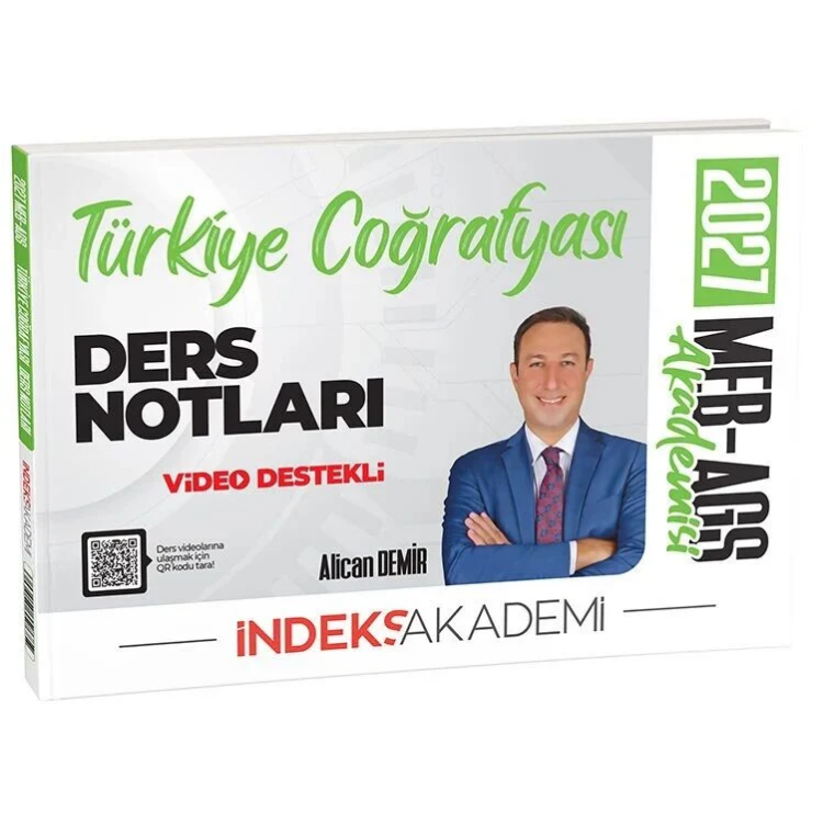 2027 MEB-AGS Akademisi Türkiye Coğrafyası Video Ders Notları - Alican Demir İndeks Akademi Yayıncılık