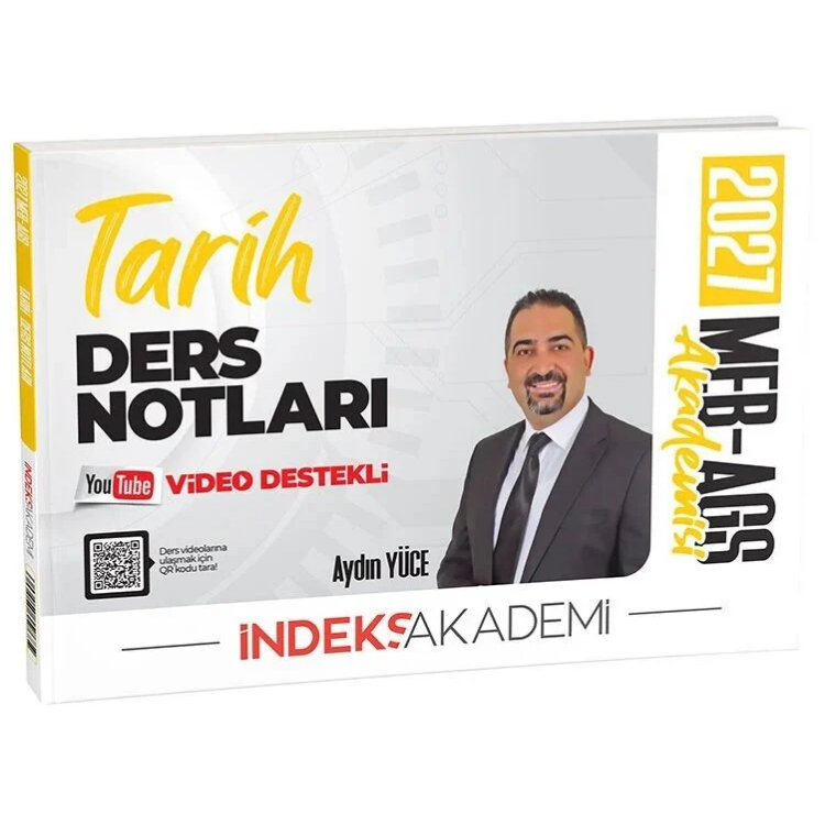 2027 MEB-AGS Akademisi Tarih Video Ders Notları - Aydın Yüce İndeks Akademi Yayıncılık
