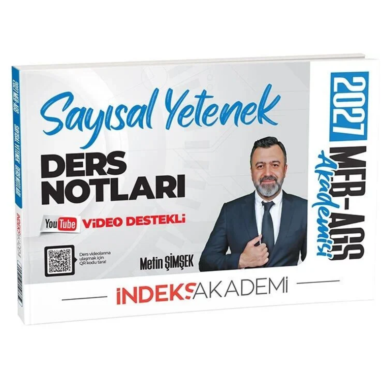 2027 MEB-AGS Akademisi Sayısal Yetenek Video Ders Notları - Metin Şimşek İndeks Akademi Yayıncılık