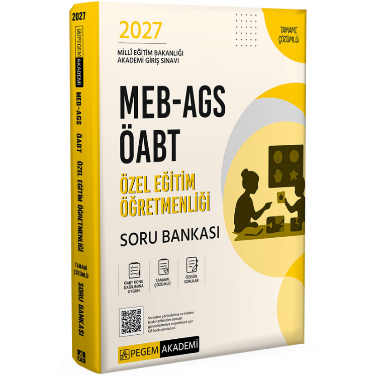 2027 MEB-AGS ÖABT Özel Eğitim Öğretmenliği Soru Bankası- Pegem Yayınları