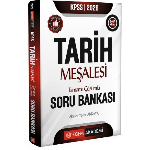 2026 KPSS Tarih Meşalesi Tamamı Çözümlü Soru Bankası Pegem Yayınları