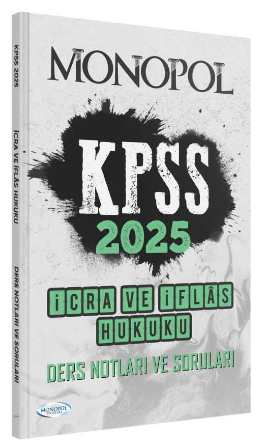 2025 KPSS İcra ve İflas Hukuku Ders Notu Monopol Yayınları