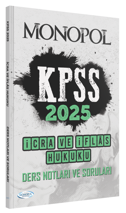 2025 KPSS İcra ve İflas Hukuku Ders Notu Monopol Yayınları