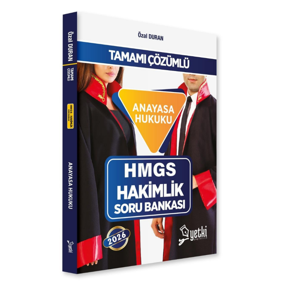 Anayasa Hukuku HMGS ve Hakimlik Soru Bankası 2026- Yetki Yayınları