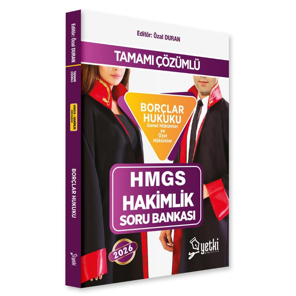 Borçlar Hukuku HMGS ve Hakimlik Soru Bankası 2026-Yetki Yayınları