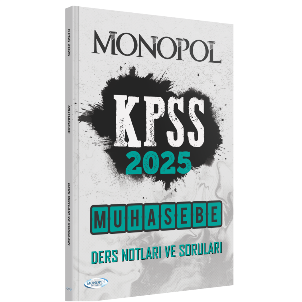 2025 KPSS Muhasebe Ders Notu Monopol Yayınları