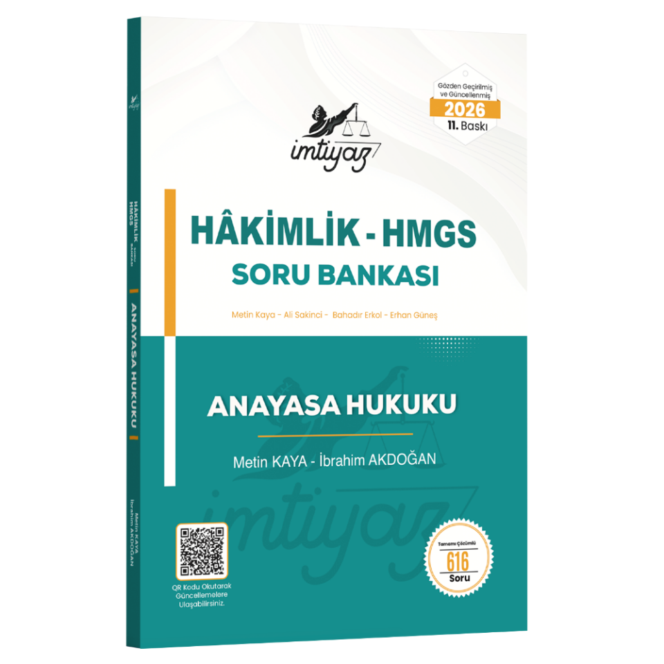 Anayasa Hukuku Soru Bankası 2026- İmtiyaz Yayıncılık