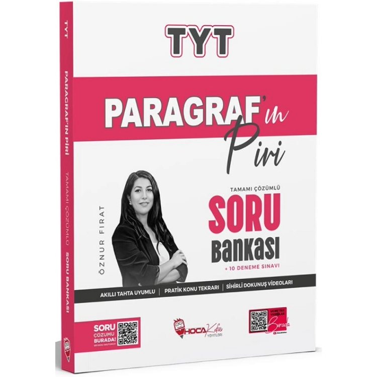 YKS TYT Paragrafın Piri Soru Bankası Çözümlü - Öznur Fırat Hoca Kafası Yayınları