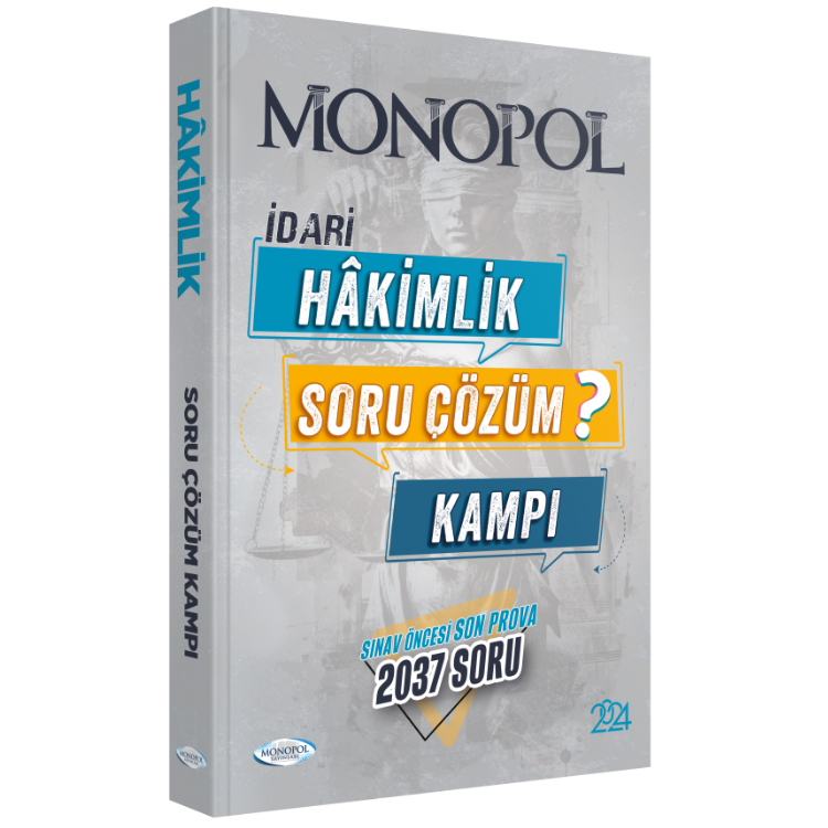 İdari Hakimlik Soru Çözüm Kampı Soru Bankası Monopol Yayınları