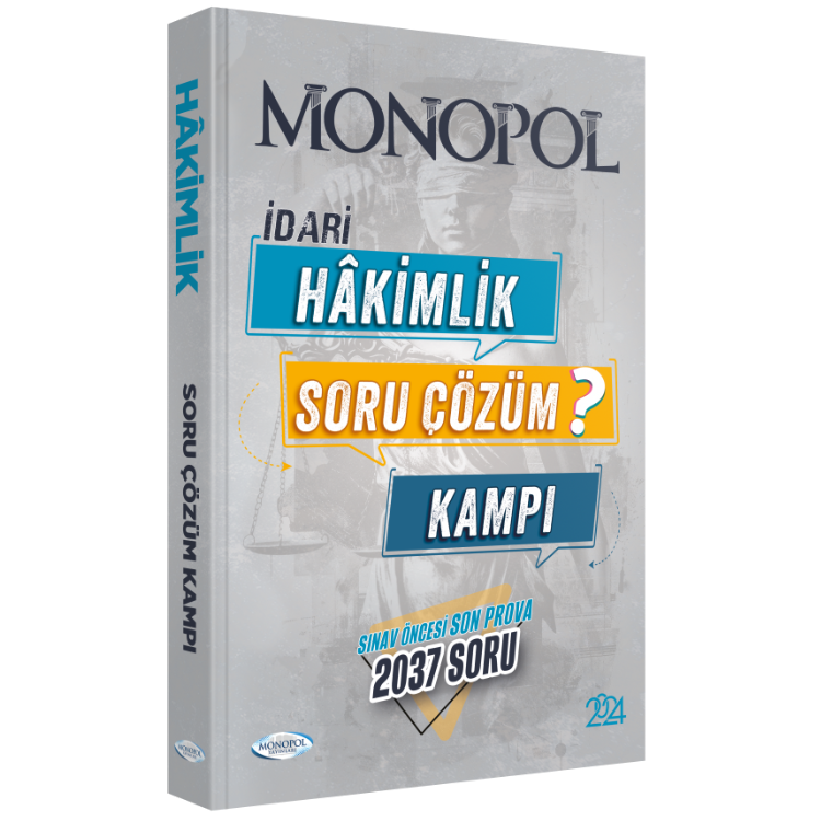 İdari Hakimlik Soru Çözüm Kampı Soru Bankası Monopol Yayınları
