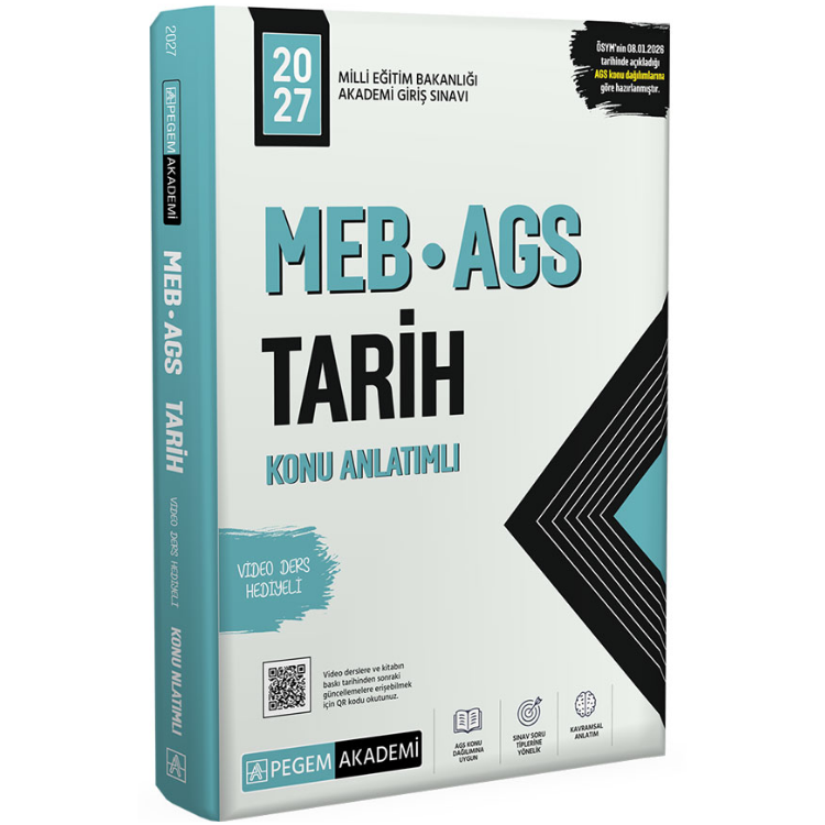 2027 MEB-AGS Tarih Konu Anlatımlı- Pegem Yayınları