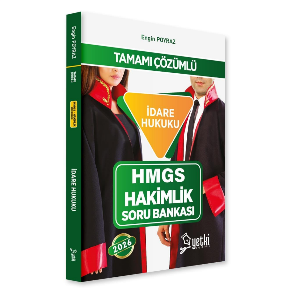 İdare Hukuku HMGS ve Hakimlik Soru Bankası Yetki Yayınları 2026