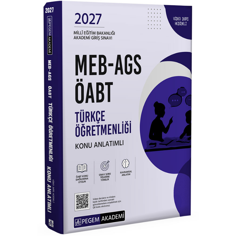 2027 MEB-AGS ÖABT Türkçe Öğretmenliği Konu Anlatımlı- Pegem Yayınları