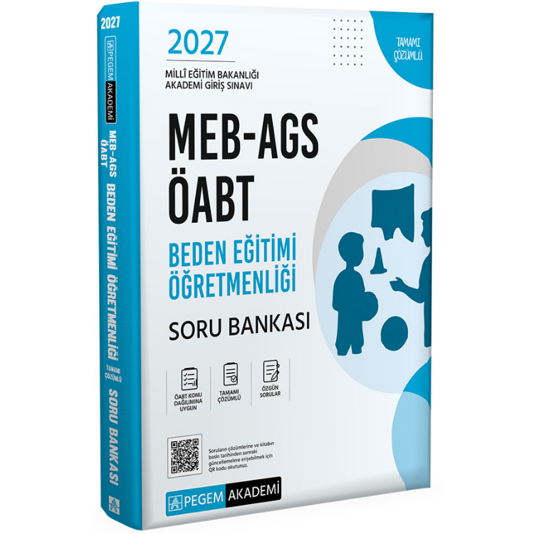 2027 MEB-AGS ÖABT Beden Eğitimi Öğretmenliği Soru Bankası-Pegem Yayınları