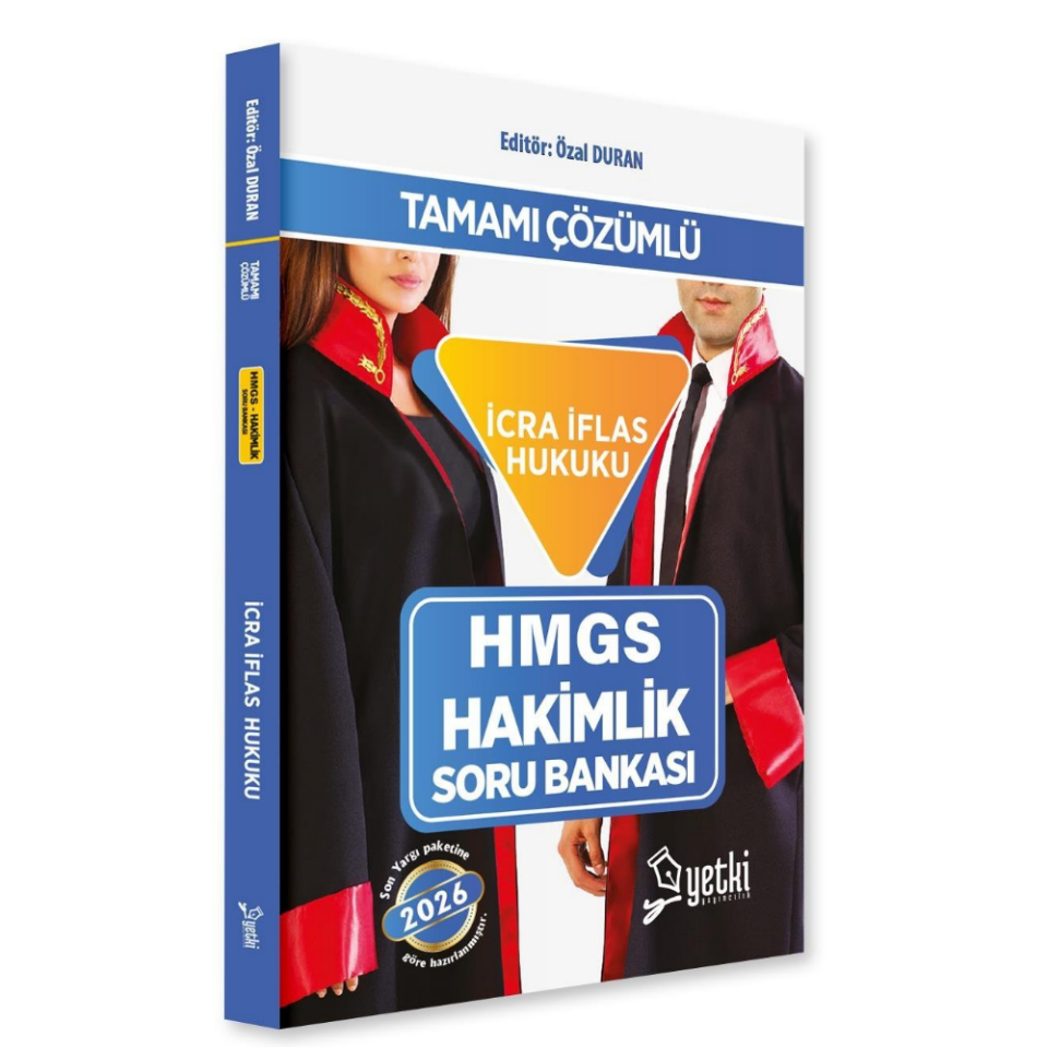 İcra-İflas Hukuku HMGS ve Hakimlik Soru Bankası 2026- Yetki Yayınları