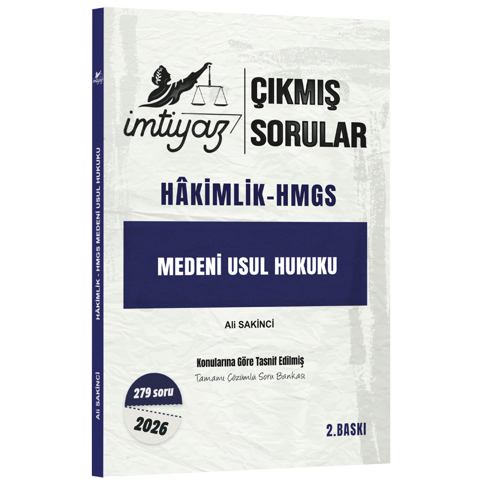 Medeni Usul Hukuku - Çıkmış Sorular 2026- İmtiyaz Yayıncılık
