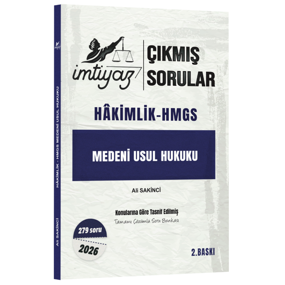 Medeni Usul Hukuku - Çıkmış Sorular 2026- İmtiyaz Yayıncılık