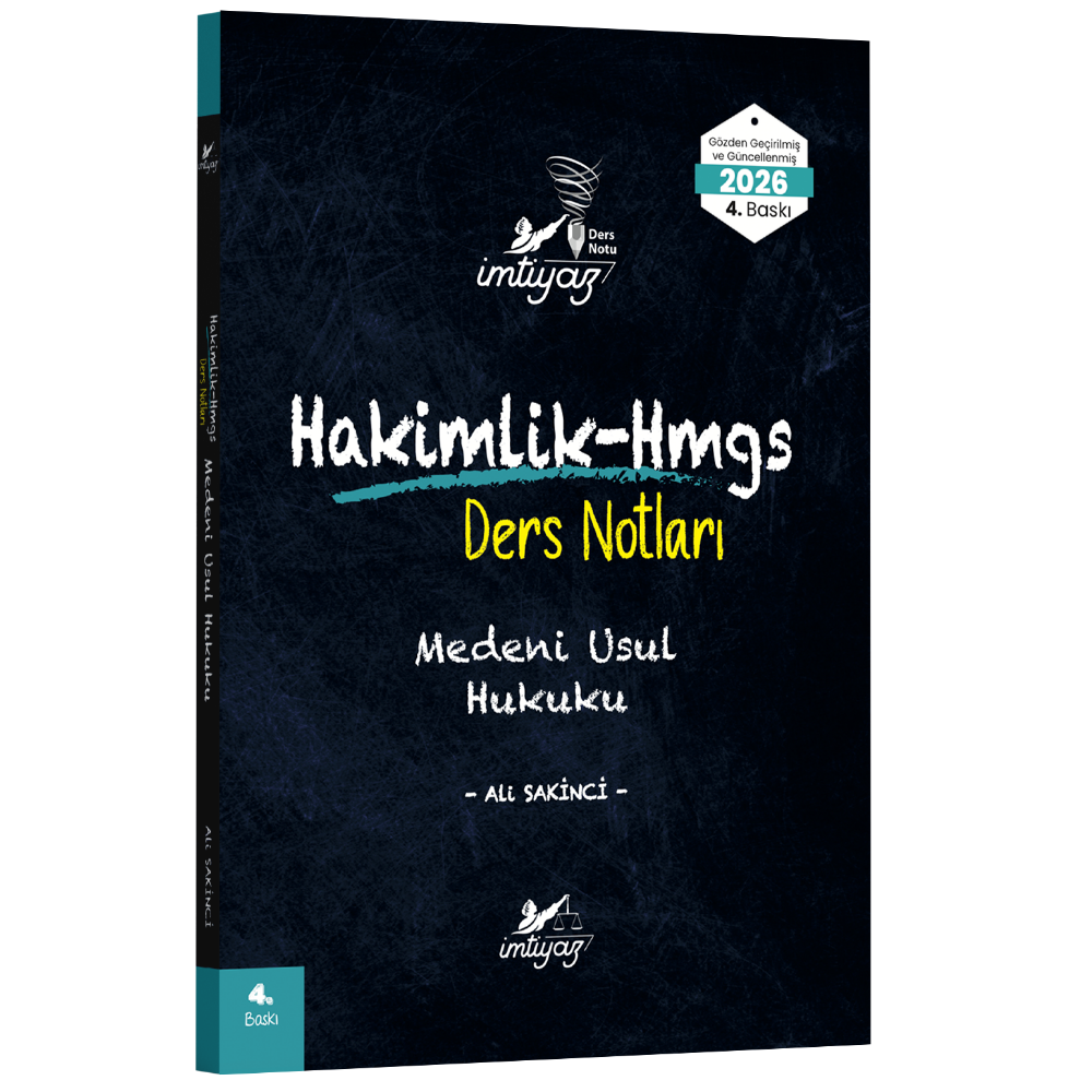 İmtiyaz Medeni Usul Ders Notları 2026- İmtiyaz Yayıncılık