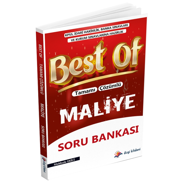 Best Of Tamamı Çözümlü Maliye Soru Bankası 2025 Makbule Ekici Dizgi Kitap Yayınları