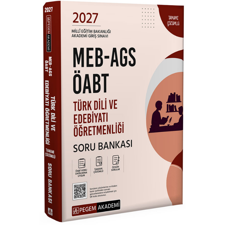 2027 MEB-AGS ÖABT Türk Dili ve Edebiyatı Öğretmenliği Soru Bankası- Pegem Yayınları