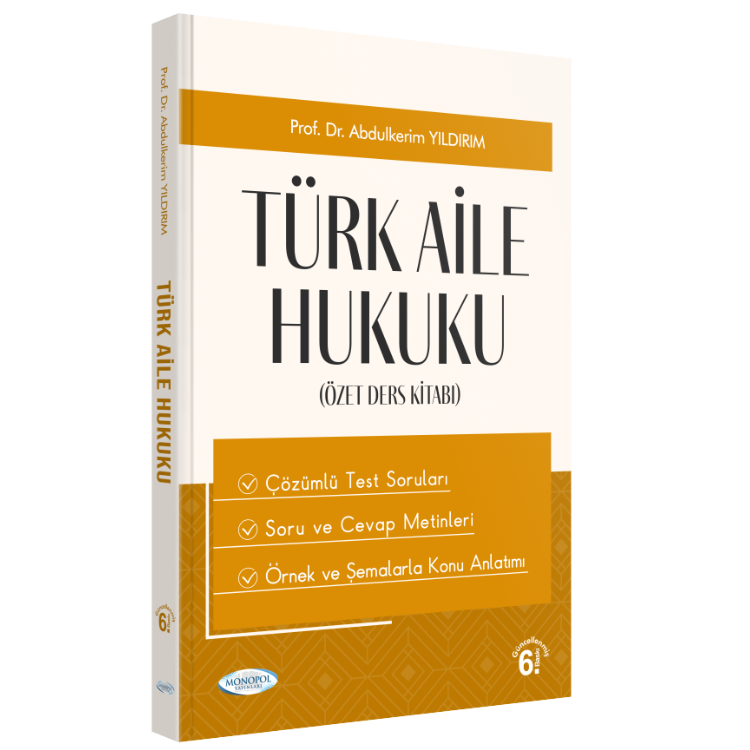 Türk Aile Hukuku 6. Baskı Monopol Yayınları
