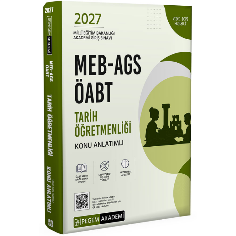2027 MEB-AGS ÖABT Tarih Öğretmenliği Konu Anlatımlı- Pegem Yayınları