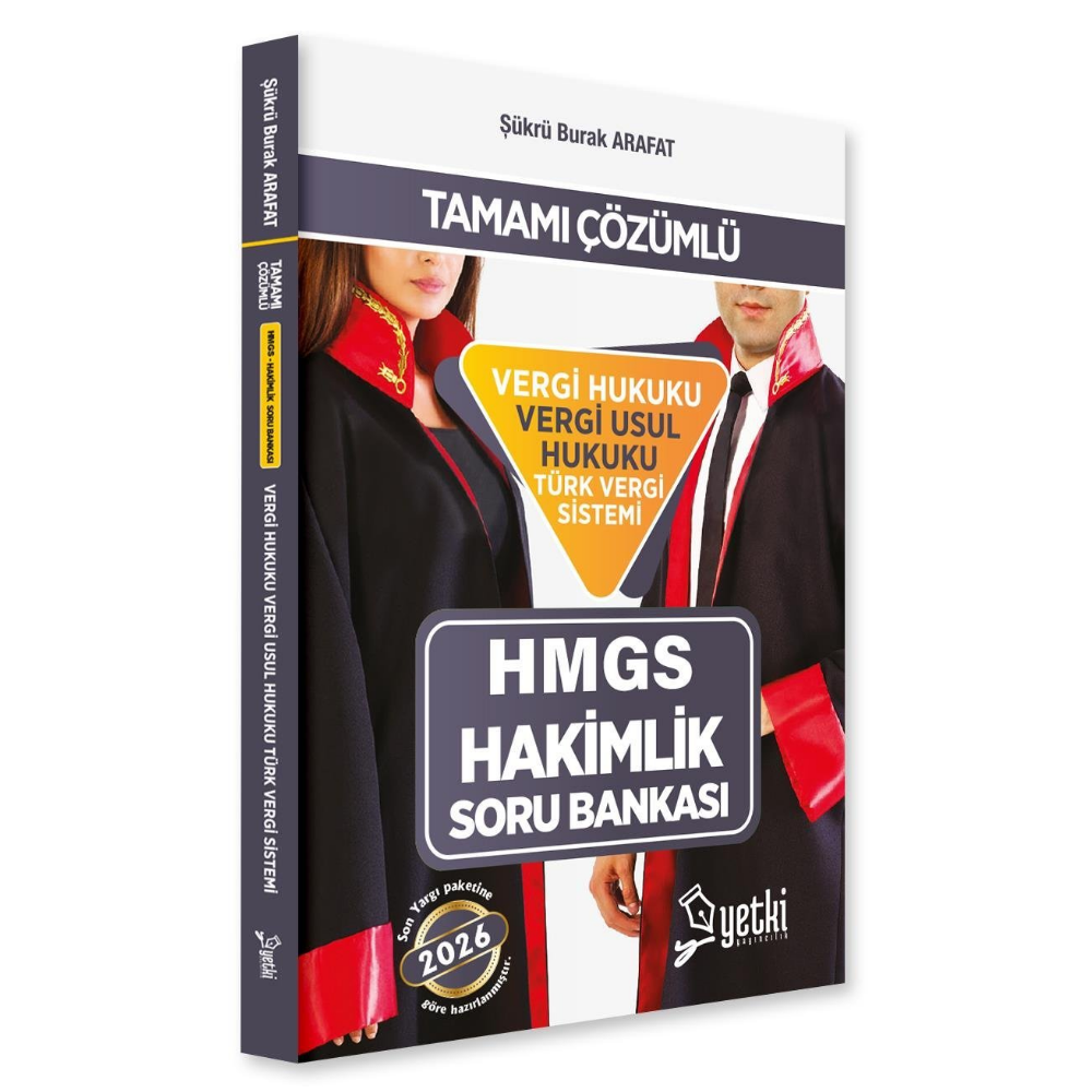 Vergi Hukuku - Vergi Usul Hukuku ve Türk Vergi Sistemi HMGS ve Hakimlik Soru Bankası 2026-Yetki Yayınları