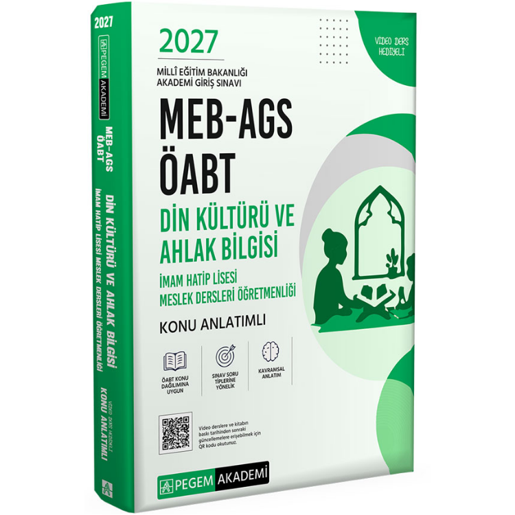 2027 MEB-AGS ÖABT Din Kültürü ve Ahlak Bilgisi Öğretmenliği Konu Anlatımlı-Pegem Yayınları
