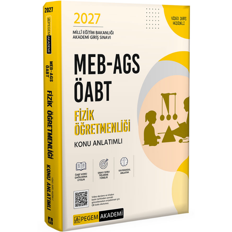 2027 MEB-AGS ÖABT Fizik Öğretmenliği Konu Anlatımlı- Pegem Yayınları